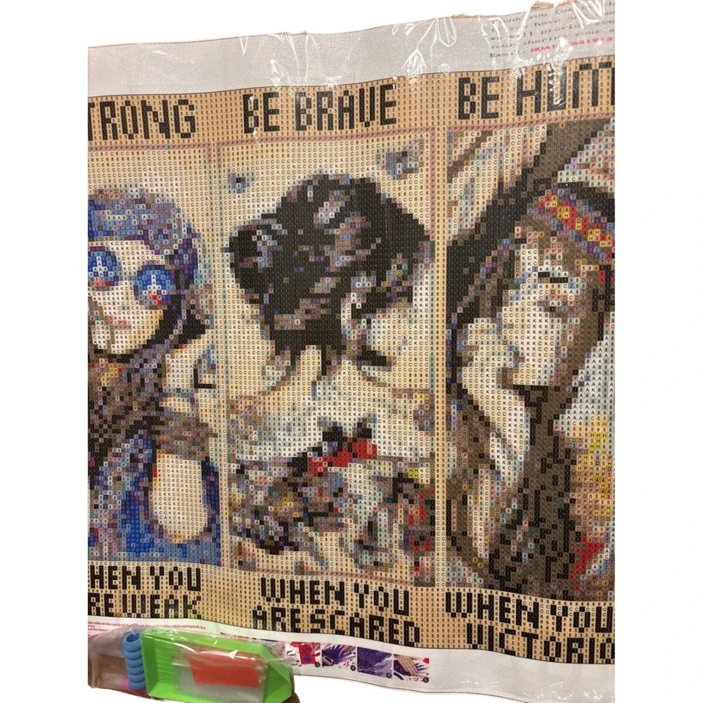 Inspirational Women 5D Diamond Painting Kit‎ Be Strong Brave Humble Badass